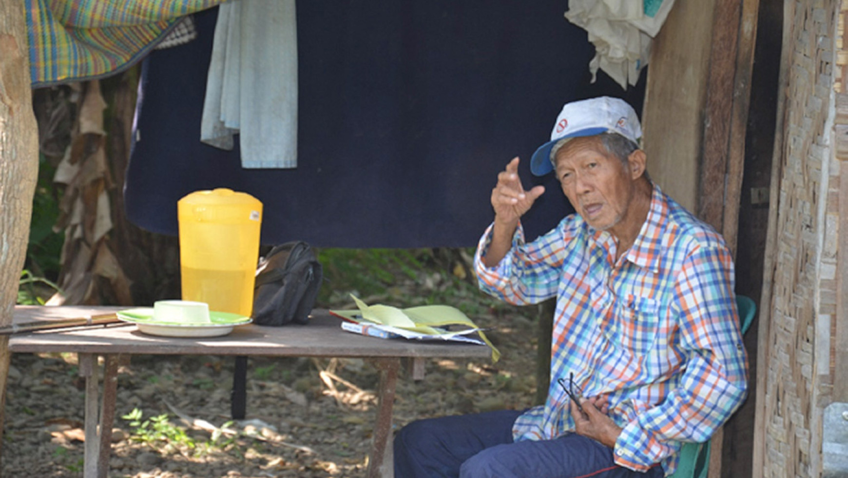 Retired Pastor Rev. Narciso de la Cruz, typhoon Haiyan survivor